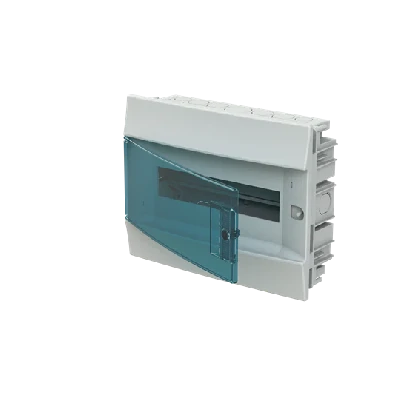 Бокс в нишу Mistral41 12М зеленая дверь (с клемм) ABB 1SLM004101A1203