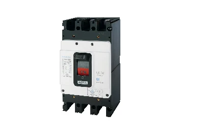 Выключатель автоматический в литом корпусе типа HGM, типоразмера 400AF, арт.HGM400E3PT4S0000C00400F (400А, 38кА, 3 полюса, регулируемый термомагнитный расцепитель, переднее подключение)