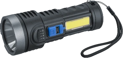 Фонарь светодиодный NPT-CP28-ACCU для работы 1 LED, 1В + 1 СОВ, 3Вт