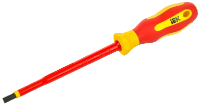 Отвертка диэлектрическая SL6,5х150 Т2 ARMA2L 5 IEK A2L5-SC30-T2-SL-65-150