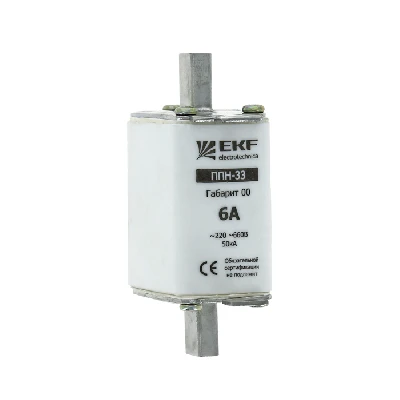 Вставка плавкая ППН-33 160/16А габарит 00 EKF fus-33/160/16