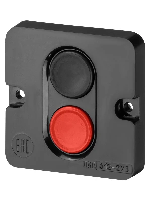 Пост кнопочный ПКЕ612У2.краснаяичернаякнопки.IP40TDM