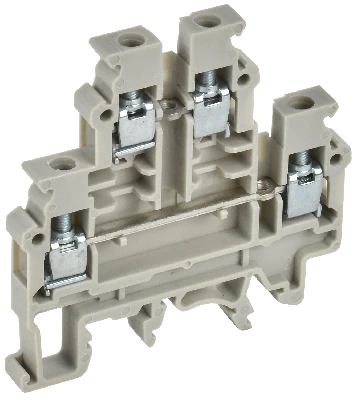 Колодка клеммная CTS-ML 2 ур. 4мм2 серая IEK YCT13-00-2-K03-004