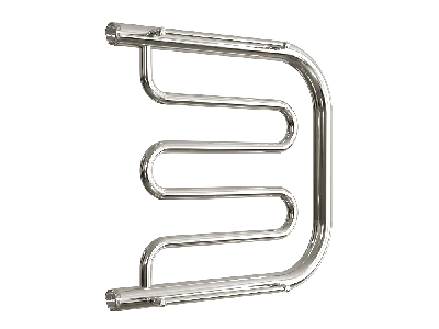 Полотенцесушитель водяной c полкой D 50/50 цвет хром ДВИН 4627086011773