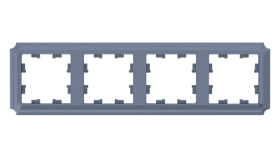 ATLASDESIGN ANTIQUE 4-постовая рамка, универсальная, ГРИФЕЛЬ Systeme Electric ATN100704