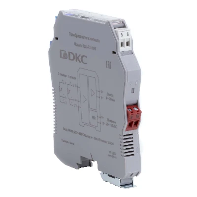 Преобразователь сигнала DSI, 1 вход RTD Pt100, 1 выход 4…20 мА DKC DSI-R1-1110