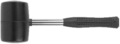 Киянка резиновая, металлическая ручка 80 мм (900 гр) FIT 45480