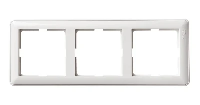 W59 Рамка 3 поста белая Systeme Electric KD-3-18
