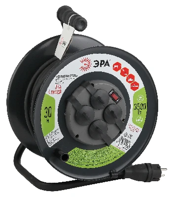 Удлинитель силовой RMx-4es-3x2.5-30m-IP44(KG) на м. катушке c/з 4 гн 30м КГ 3х2.5 RMx-4es-3x2.5-30m-IP44(KG)