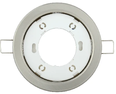 LIGHTING Светильник 4114 встраиваемый под лампу GX53 хром матовый IEK LUVB0-GX53-1-K27