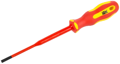 Отвертка диэлектрическая SLIM SL3,5х100 Т2 ARMA2L 5 IEK A2L5-SC31-T2-SL-35-100
