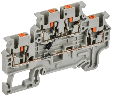 ARMAFIX Колодка клеммная CPDL2.5(E)D2 2х-уровневая с встроенным диодом IEK