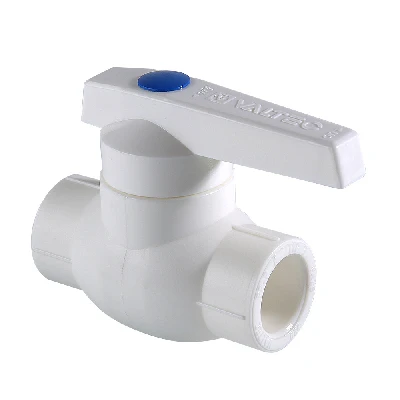 Кран шаровой 20 мм полипропиленовый PPR белый VALTEC VTp.743.0.020 PV7432000  