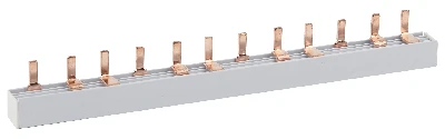 Шина соединительная PIN штырь 1Р 63А 22 см 12 модулей NO-224-616