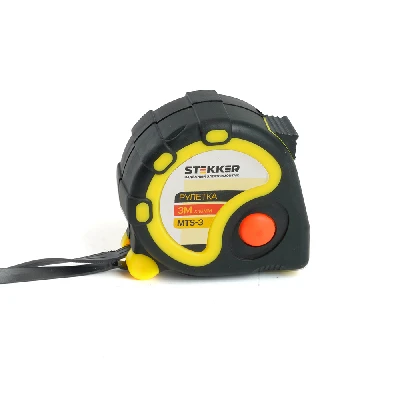Рулетка, 3м х 16мм прорезиненное покрытие STEKKER MTS-3 39782