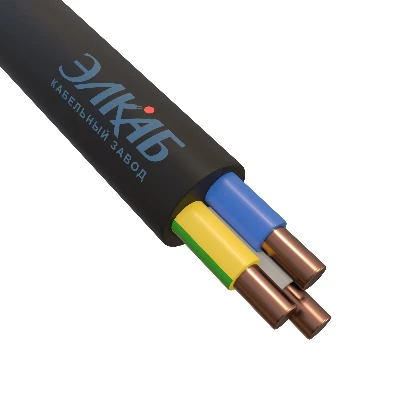 Кабель силовой ВВГнг(А)-LSLTx 3х4,0 ок (N,PE) - 0,66 кВ ТРТС Элкаб 13127