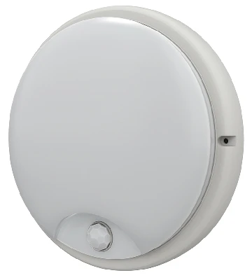 Светильник светодиодный ДПО 4200Д 12Вт IP54 6500K круг белый с инфракрасным датчиком движения IEK LDPO0-4200D-12-6500-K01