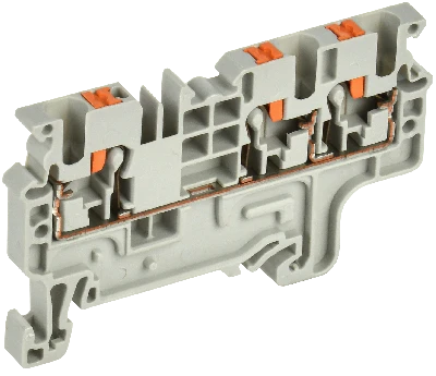 Колодка клеммная CP-MC 3 вывода 2,5мм2 серая IEK YCT22-00-3-K03-002