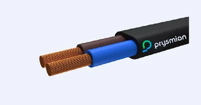 Провод ШВВП 2х0.75 черный РЭК/Prysmian 0202020101