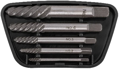 Экстракторы для шурупов усиленные 5 шт FIT 36436