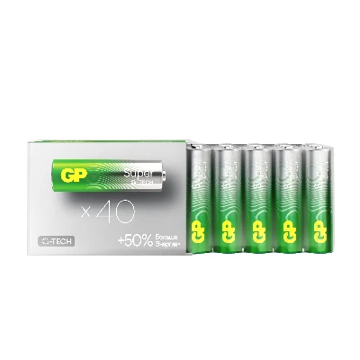 Батарейка алкалиновая GP Super Alkaline 15А АA - 30 шт. в пленке