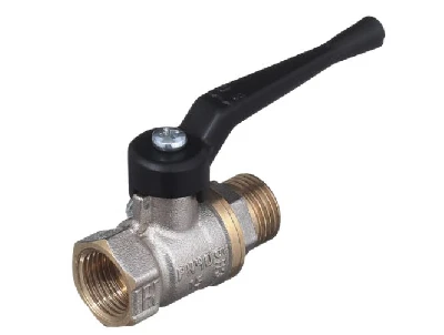 Кран шаровой 11Б27п1 Ду20 А31 ВН рычаг никель PN40 БАЗ БАЗ.А31.0.20.НЛМ.PN40