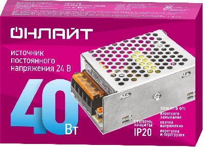 Драйвер 40w OD-P40-IP20-24V