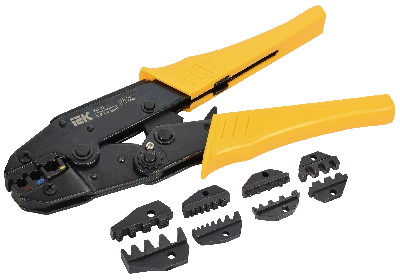 Набор клещи обжимные КО-01 + 4 сменных матриц ARMA2L 3 IEK A2L3-NK11-05-01