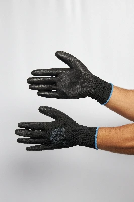 Перчатки полиэстеровые с полиуретановым покрытием VE702PN , размер 10 Delta Plus VE702PN10