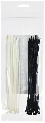 Набор хомутов 2,5х200 (25б. 25ч) (50шт/упак) IEK UNH35-N03-050