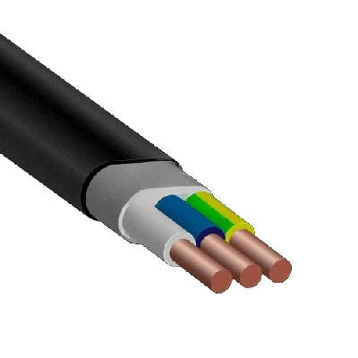 Кабель силовой ВВГ-П 3х1.5 черный-ок-0.66 ТРТС однопроволочный (100м) МАГНА М40015