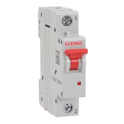Выключатель автоматический модульный YON MD63 1P 10А B 6kA DKC MD63-1B10-6