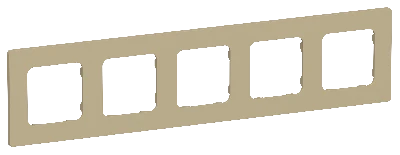 FLITE CLASSIC Рамка 5-местная РУ-5-К-ФлХ хаки IEK