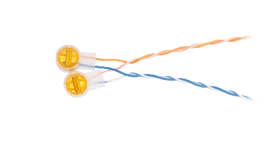 Соединитель проводников типа скотчлок для 2-х жил, желтый, 100шт. NETLAN EC-SL-UY2-YL-100 ЭКО14835