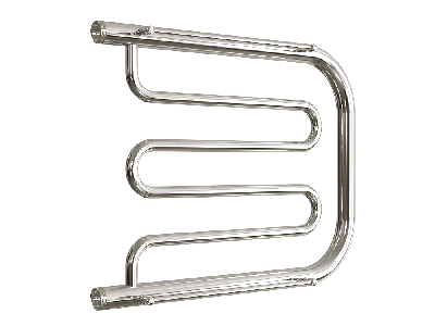 Полотенцесушитель водяной c полкой D 50/60 цвет хром ДВИН 4627086011766