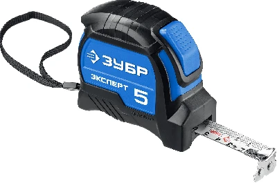 Рулетка с автостопом ЭКСПЕРТ, 5 м х 19 мм, Профессионал