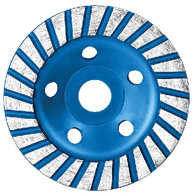 Диск алмазный шлифовальный, посадочный диаметр 22.2 мм, ''Турбо'' широкие сегменты 125 мм MOS 39520М