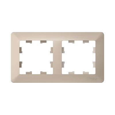 ATLASDESIGN AIR 2-постовая РАМКА, ПЕСОЧНЫЙ/дымчатый белый