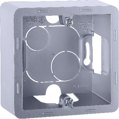 Коробка накладного монтажа 1 пост INSPIRIA алюминий Legrand 673982