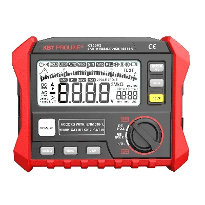 Измеритель сопротивления заземления цифровой KT 2302 серия PROLINE