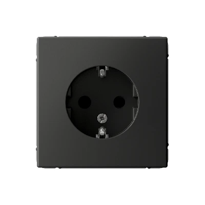 ARTGALLERY розетка с заземлением со шторками, 16А, механизм, базальт Systeme Electric GAL001445