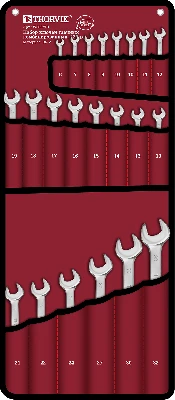 Набор ключей гаечных комбинированных серии ARC, 6-32 мм, 22 предметов Thorvik W3S22TB 052609