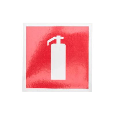 Наклейка Огнетушитель100х100 мм, REXANT 56-0050