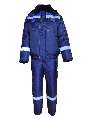 Костюм утепленный ОРИОН куртка, полукомбинезон, цв.т.синий с васильком, тк.Оксфорд 56-58 112-116-182-188 Эталон-Спецодежда 131004 00000130115