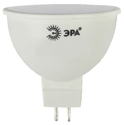 Лампа светодиодная LED MR16-8W-827-GU5.3 (диод, софит, 8Вт, тепл, GU5.3) , (10/100/4000) ЭРА Б0020546