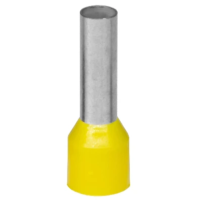 Наконечник-гильза 6-14мм с изолированным фланцем,  желтый DKC IF6-14YW