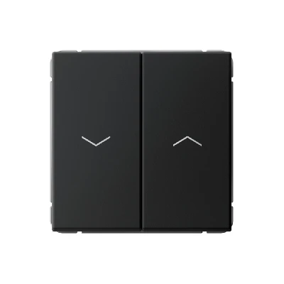 ARTGALLERY 2-клавишный выключатель для жалюзи, 2х сх.4, 10А, механизм, карбон Systeme Electric GAL001019