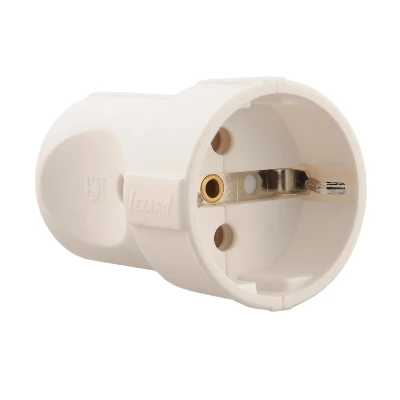 Розетка штепсельная с заземлением Lezard 715-0600-606