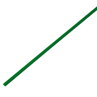 Трубка термоусаживаемая ТУТ 3,0/1,5 мм зеленая, 1 м