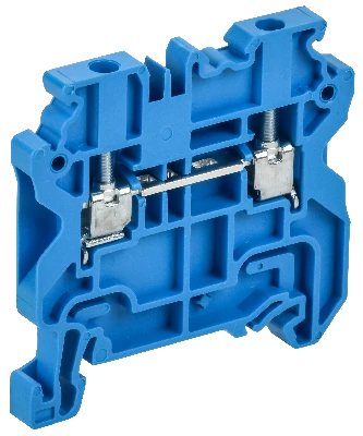 ARMAFIX Колодка клеммная CY2.5BU винтовая 2,5мм2 проходная синяя Ex IEK